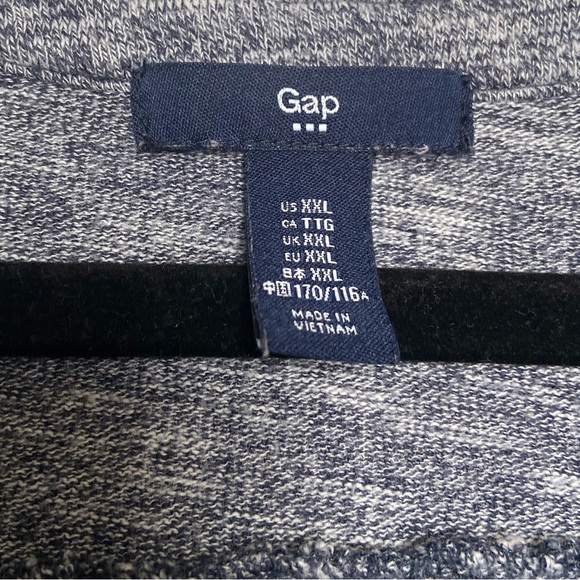 Gap Heather Grey Long Sleeve New Eclipse Top - Picture 3 of 3